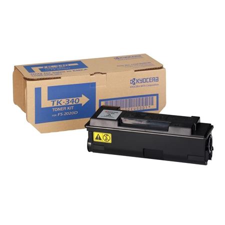 Kyocera TK-340 černý. Originální černý toner pro tiskárnu Kyocera FS-2020.