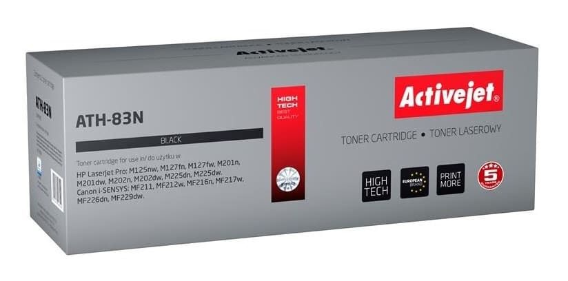 ActiveJet ATH-83N, kompatibilní s HP CF283A č. 83A černý pro tiskárny HP