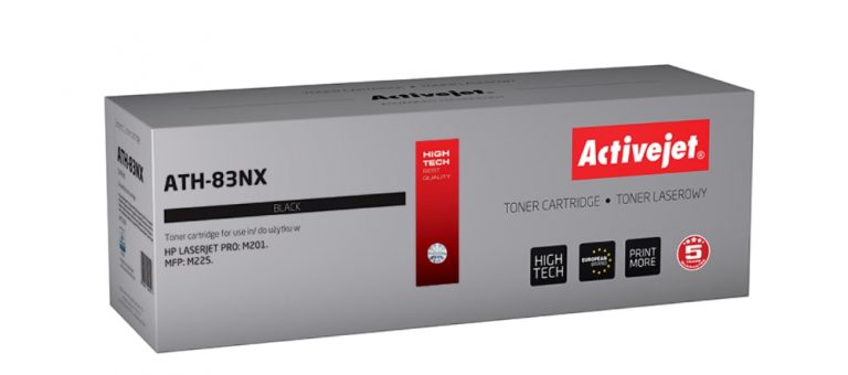 ActiveJet ATH-83NX, kompatibilní s HP CF283X, č.83X, černý toner