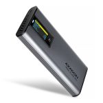 AXAGON EEM2-SD2 M.2 SSD box stříbrný