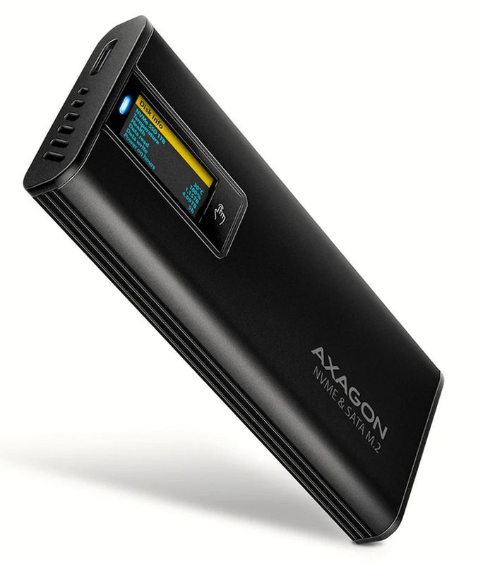 AXAGON EEM2-SD2B M.2 SSD box černý