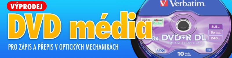 Výprodej DVD médií v Brně. Doprodej skladových zásob.