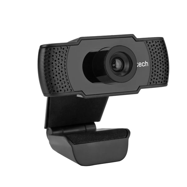 Levná webkamera C-TECH CAM-07HD s rozlišením 1280x720 bodů a připojením pomocí USB 2.0