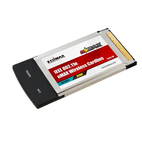 EDIMAX EW-7708pn, Síťová WiFi karta formátu CardBus, pro použití v notebooku s odpovídajícím vstupem