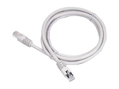 Ethernet kabel šedý, RJ45 koncovky, LAN kabel specifikace CAT5E