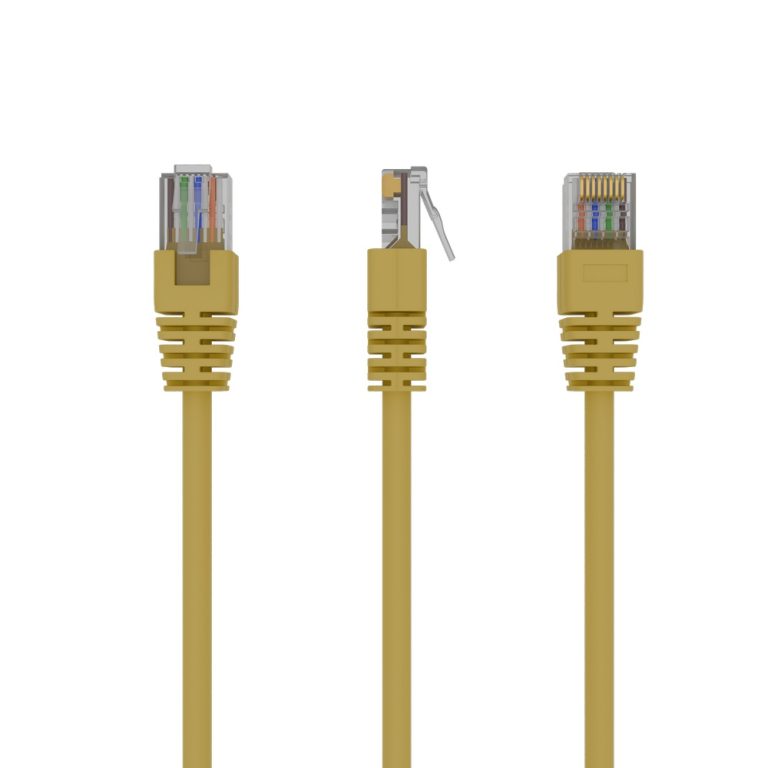 Gembird Cat5e UTP patch kabel 2 m žlutý