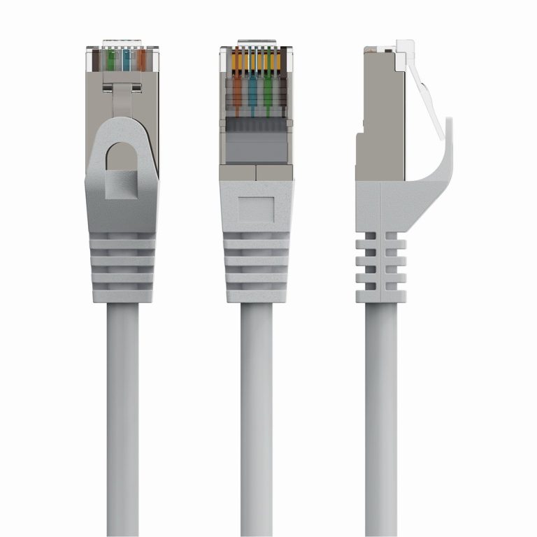 Gembird Cat6a kabel 1 m šedý