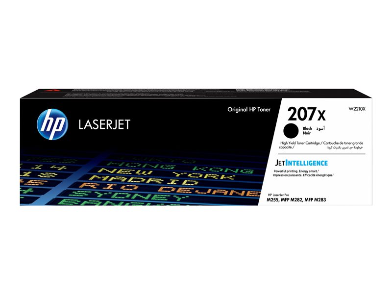 HP 207X černý vysokokapacitní toner