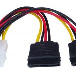 Redukce napájení MOLEX na 2x SATA
