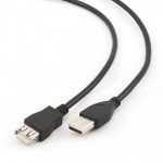 Kabel USB, typ A-A, 1.8m, (prodlužovací)  USB 2.0