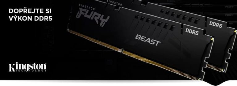 Kingston DDR5 operační paměti nové generace