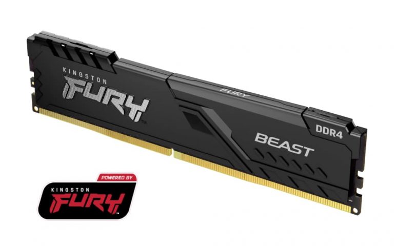Kingston 8GB DDR4 3200MHz Fury Beast Black, KF432C16BB/8
