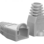 UTP krytka RJ45, nasouvací, šedá