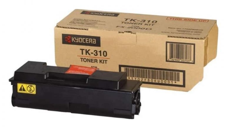 Kyocera TK-310 černý. originální černý toner pro tiskárny Kyocera řady FS-2000D/20000DN/3900DN/4000DN