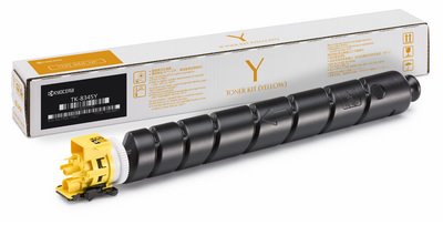 Kyocera TK-8345Y žlutý. Toner Kyocera žlutý – Yellow, určený pro tiskárny Kyocera TASKalfa 2552ci/2553ci.