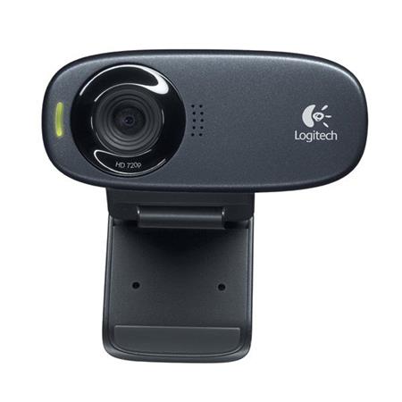 Logitech HD Webcam C310. Webkamera, rozlišení HD 1280 × 720 px, fotky až 5 Mpx, korekce slabšího osvětlení, USB připojení.