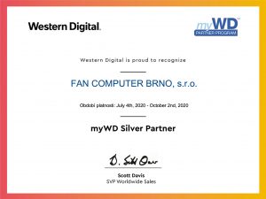 Western Digital myWD Silver Partner 2020
