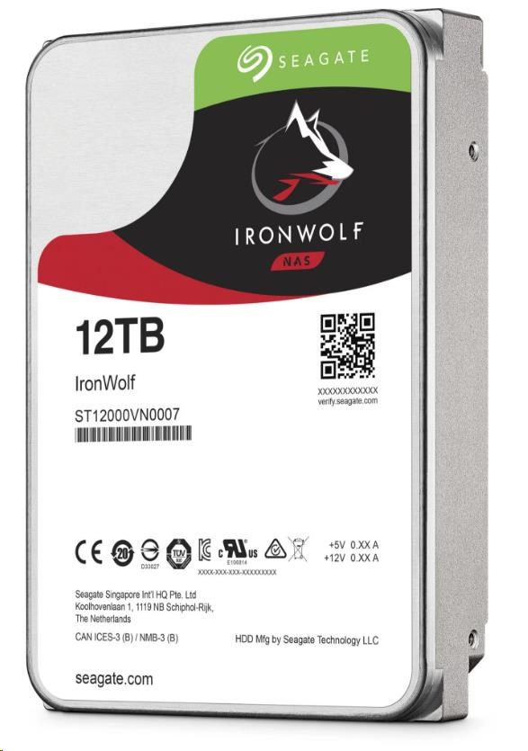 Seagate IronWolf 12TB ST12000VN0008 3.5" SATA NAS HDD