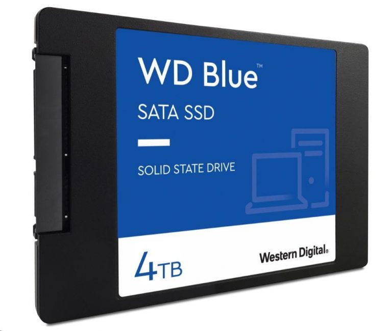 WD Blue 3D NAND SSD disk 4TB 2.5" SATA, WDS400T2B0A
