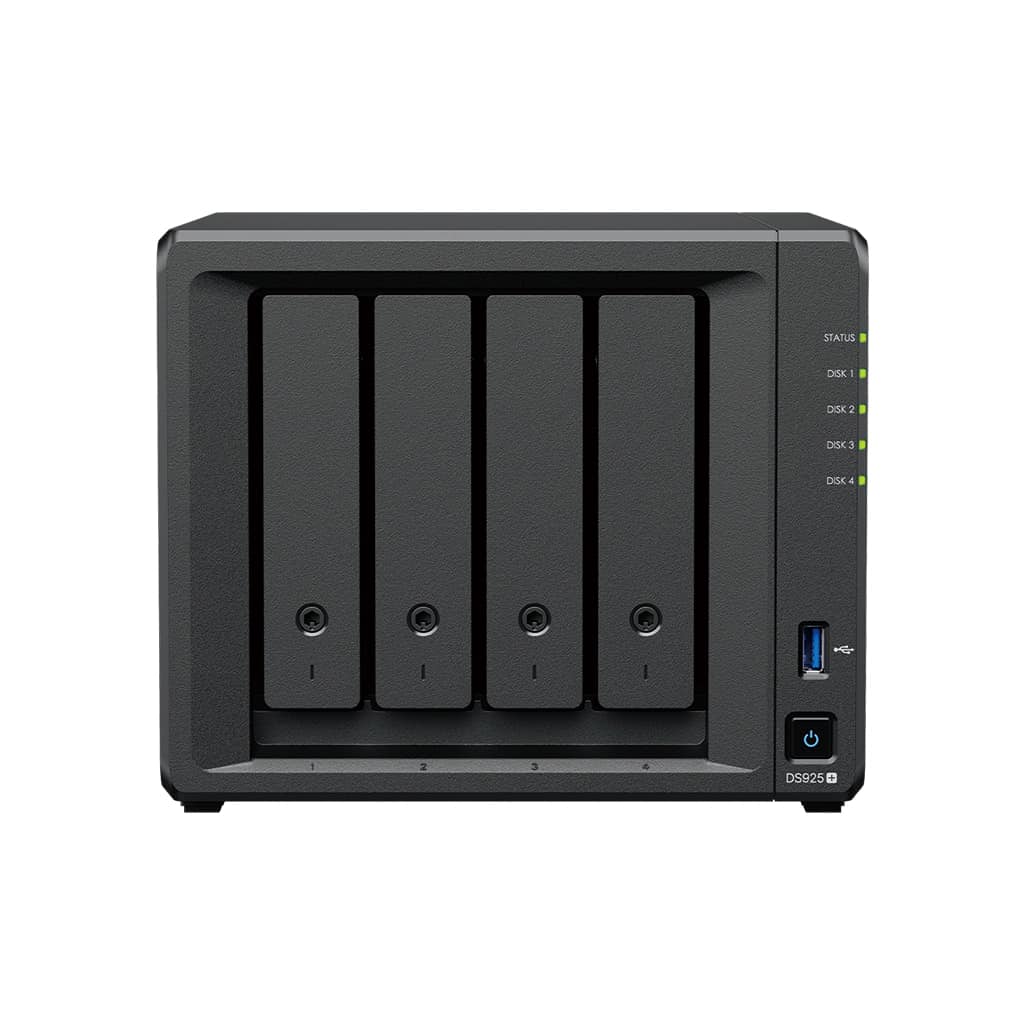 Synology DS925+ NAS úložiště zepředu