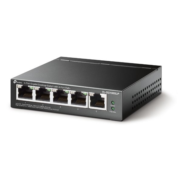 TP-Link TL-SG1005LP PoE+ switch