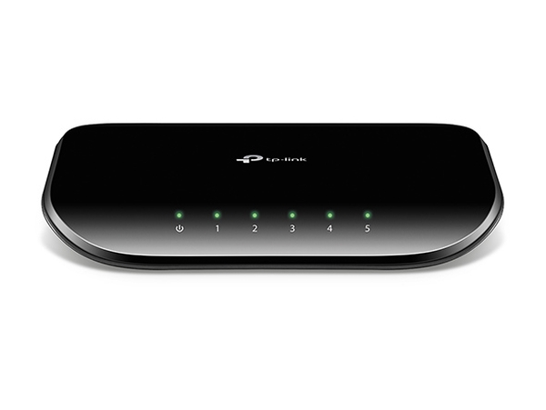 TP-LINK TL-SG1005D switch. plastový, stolní switch, AUTO Negotiation/AUTO MDI/MDIX, spotřeba 3W, rozměry 140 x 88 x 23 mm