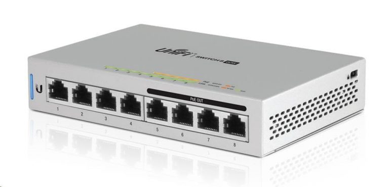 Ubiquiti UniFi US-8-60W, 8-Port, 4x PoE, 60W
