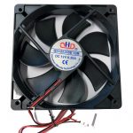 Ventilátor do PC skříně, 120x120mm, černý, MOLEX