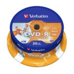 Verbatim DVD-R PRINTABLE 4.7GB, 16x, 25ks CAKE