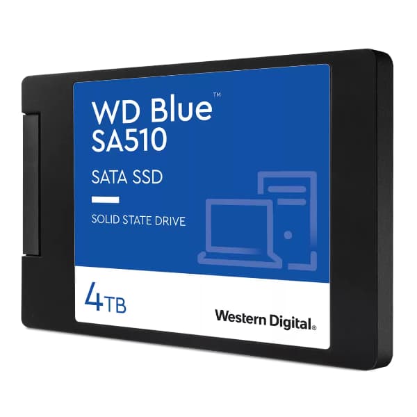WD Blue SSD disk 4TB SA510, 2.5" SATA