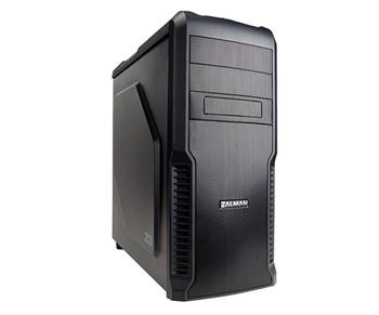 Zalman Z3, Počítačová skříň bez zdroje, midi tower, pro základní desky ATX a mATX, 1×5.25″, USB porty vyvedeny na čelní stranu